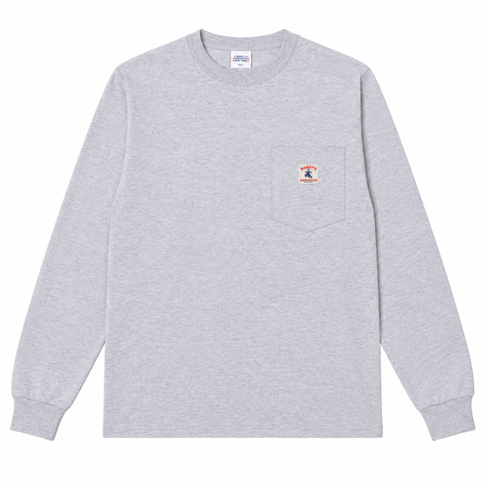 LONG SLEEVE LOGO POCKET T-SHIRT