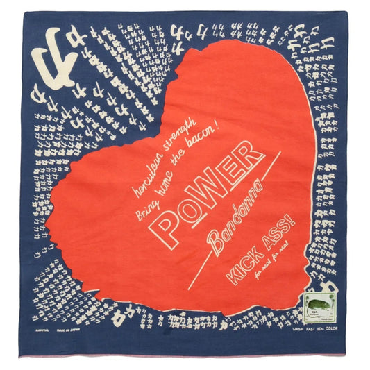 FASTCOLOR SELVEDGE BANDANA (LOVE POWER)