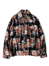 SILK RAYON CHAMPETRE MARIA DRIZZLE OPEN COLLAR SHIRT (LONG SLEEVE)