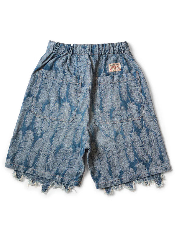 12OZ MAGPIE DENIM W-KNEE EASY SHORTS