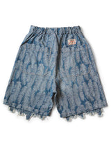 12OZ MAGPIE DENIM W-KNEE EASY SHORTS