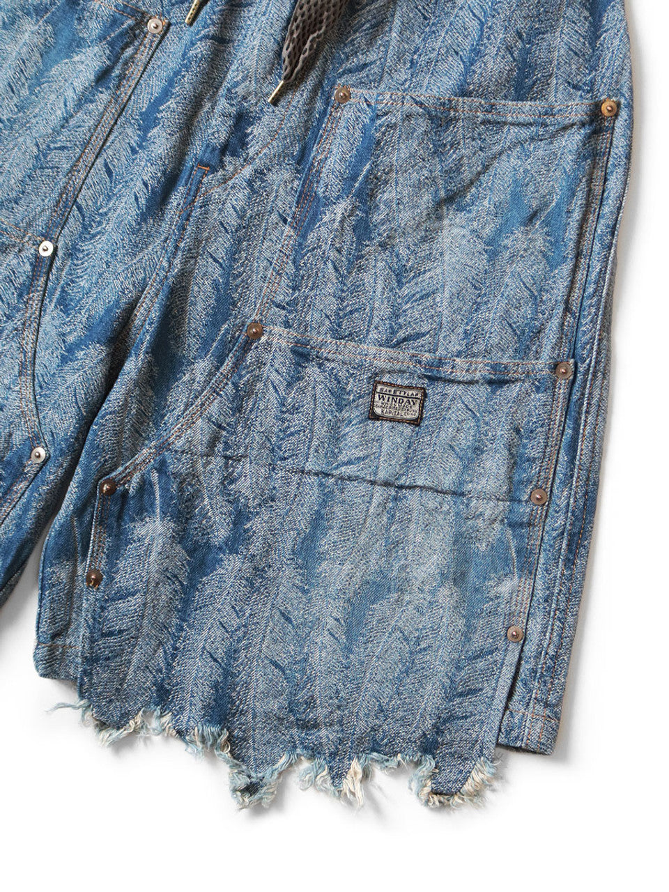 12OZ MAGPIE DENIM W-KNEE EASY SHORTS