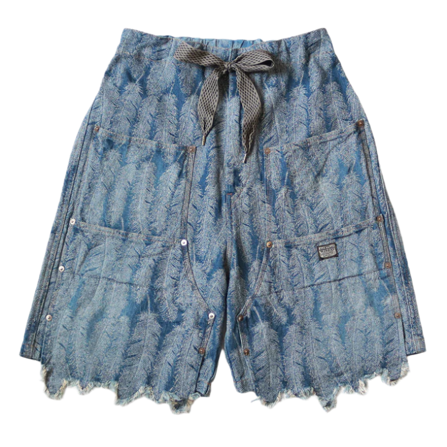 12OZ MAGPIE DENIM W-KNEE EASY SHORTS