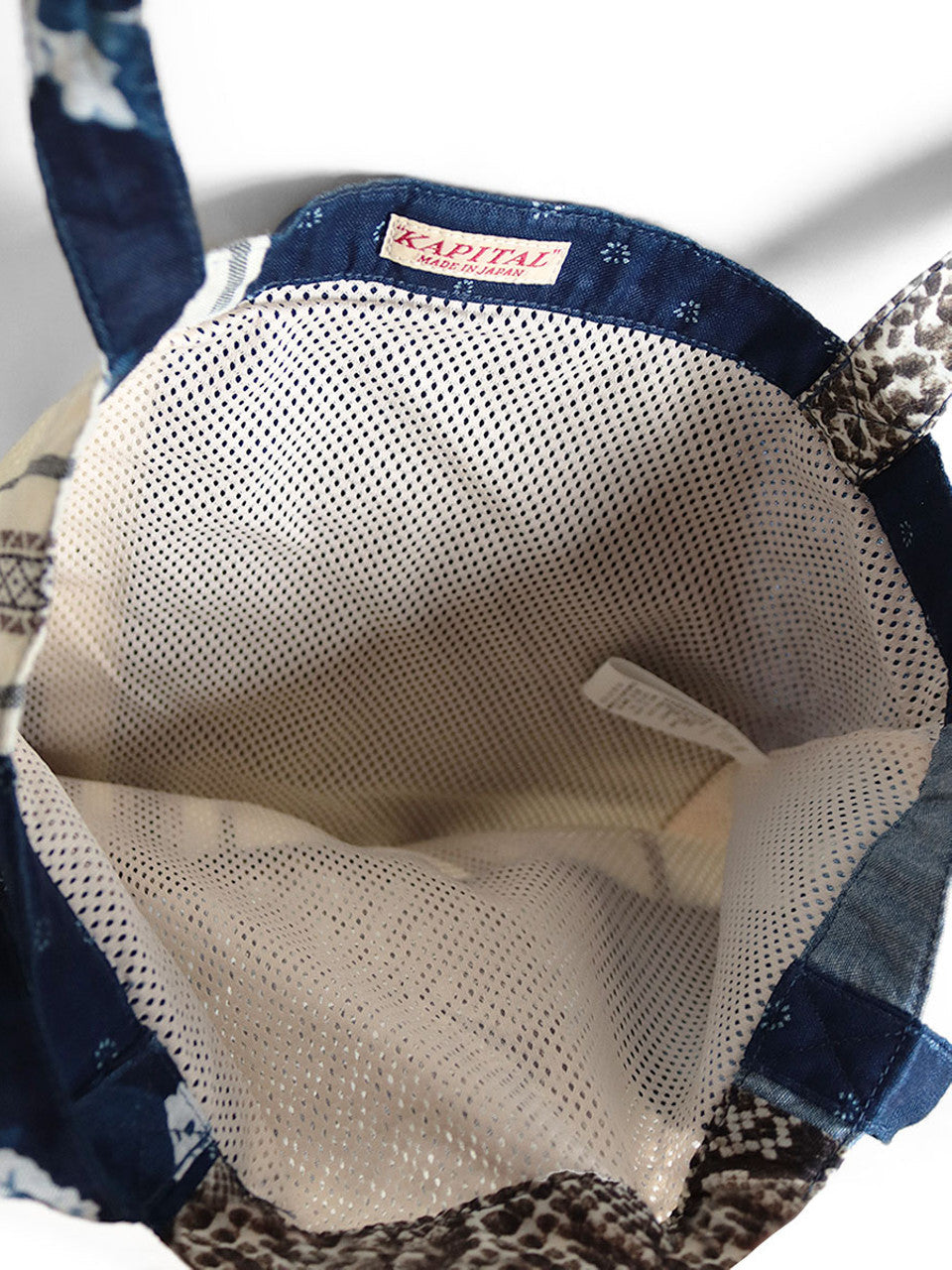 PATCHWORK NOVEL TOTE BAG