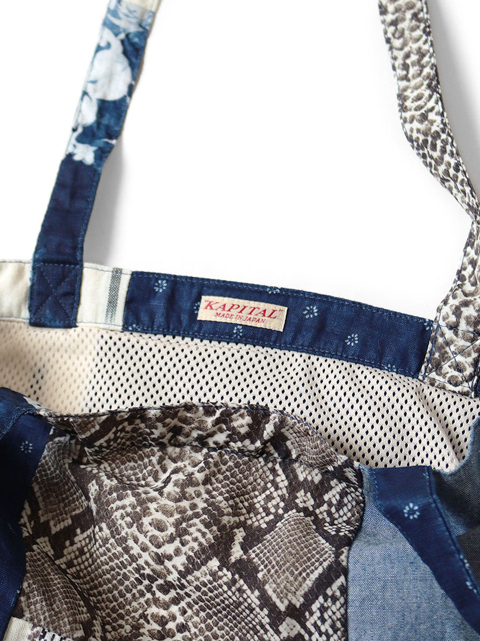 PATCHWORK NOVEL TOTE BAG