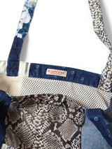 PATCHWORK NOVEL TOTE BAG