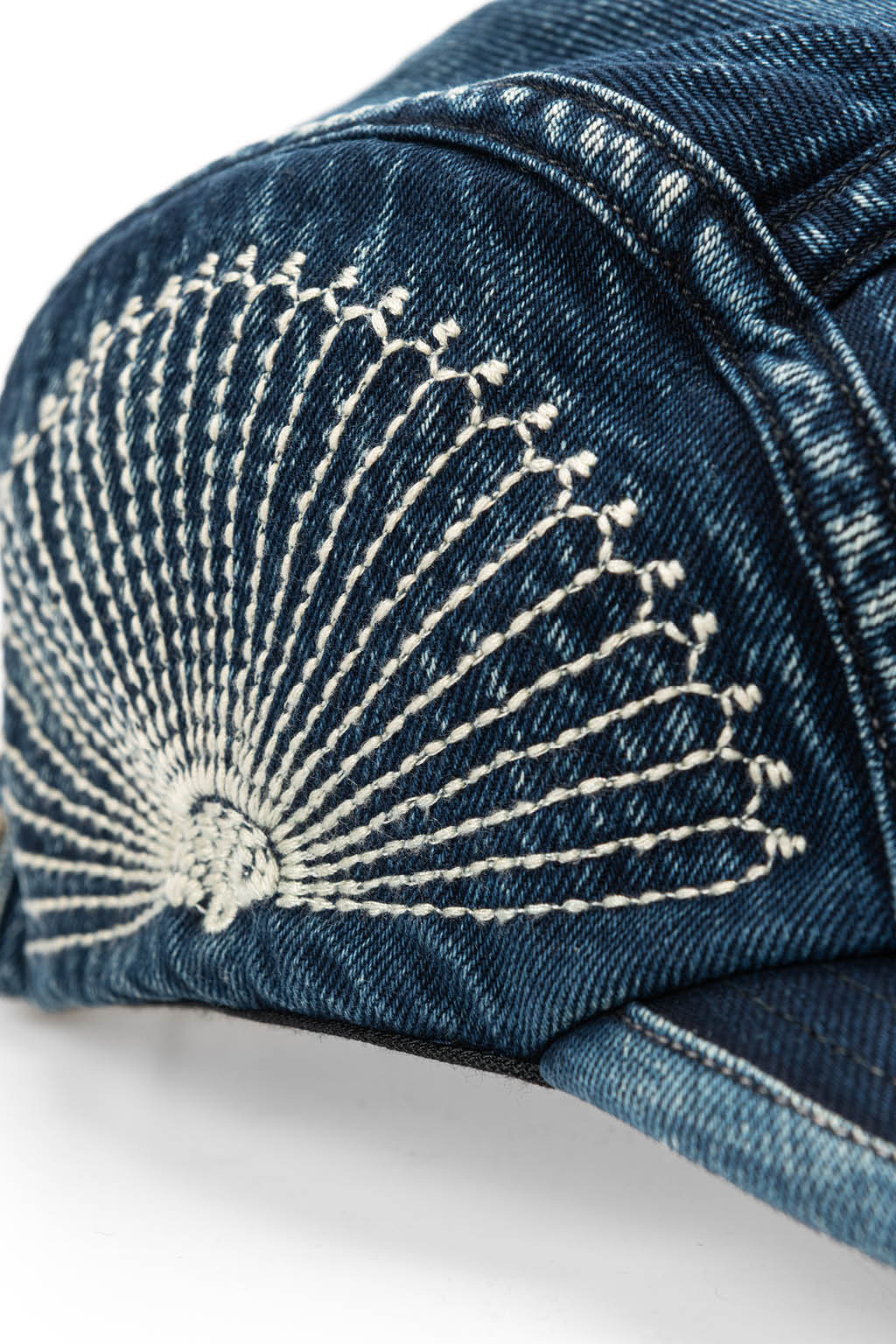 10OZ IDG X IDG DENIM CAMP CAP (FUROSHIKI EMBROIDERY) INDIGO
