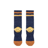 Kapital Socks NAVY / O/S 60YARNS GRANDRELLE IVY SMILIE HEEL-HOLD SOCKS