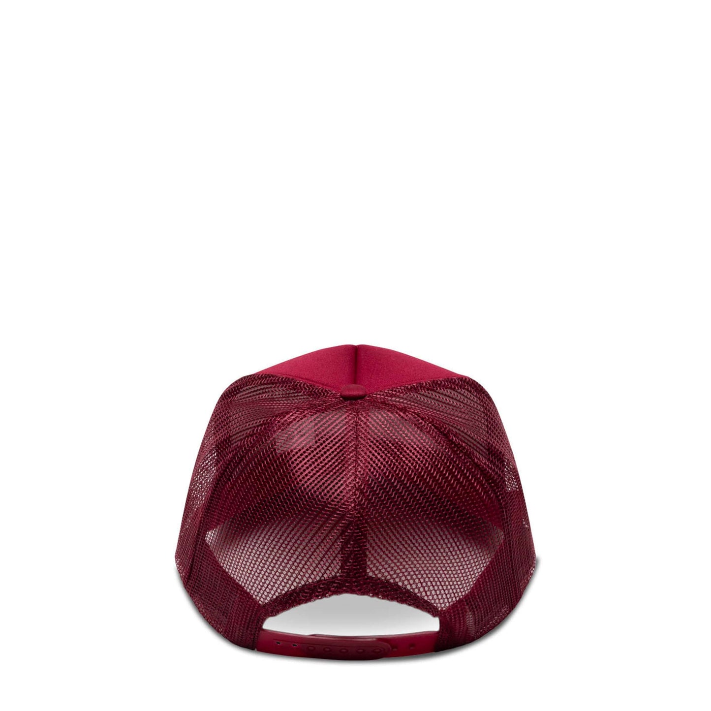 KAPITAL Headwear BURGUNDY/CHARCOAL / O/S CENTURY DENIM COATING SERVICE TRUCKER HAT