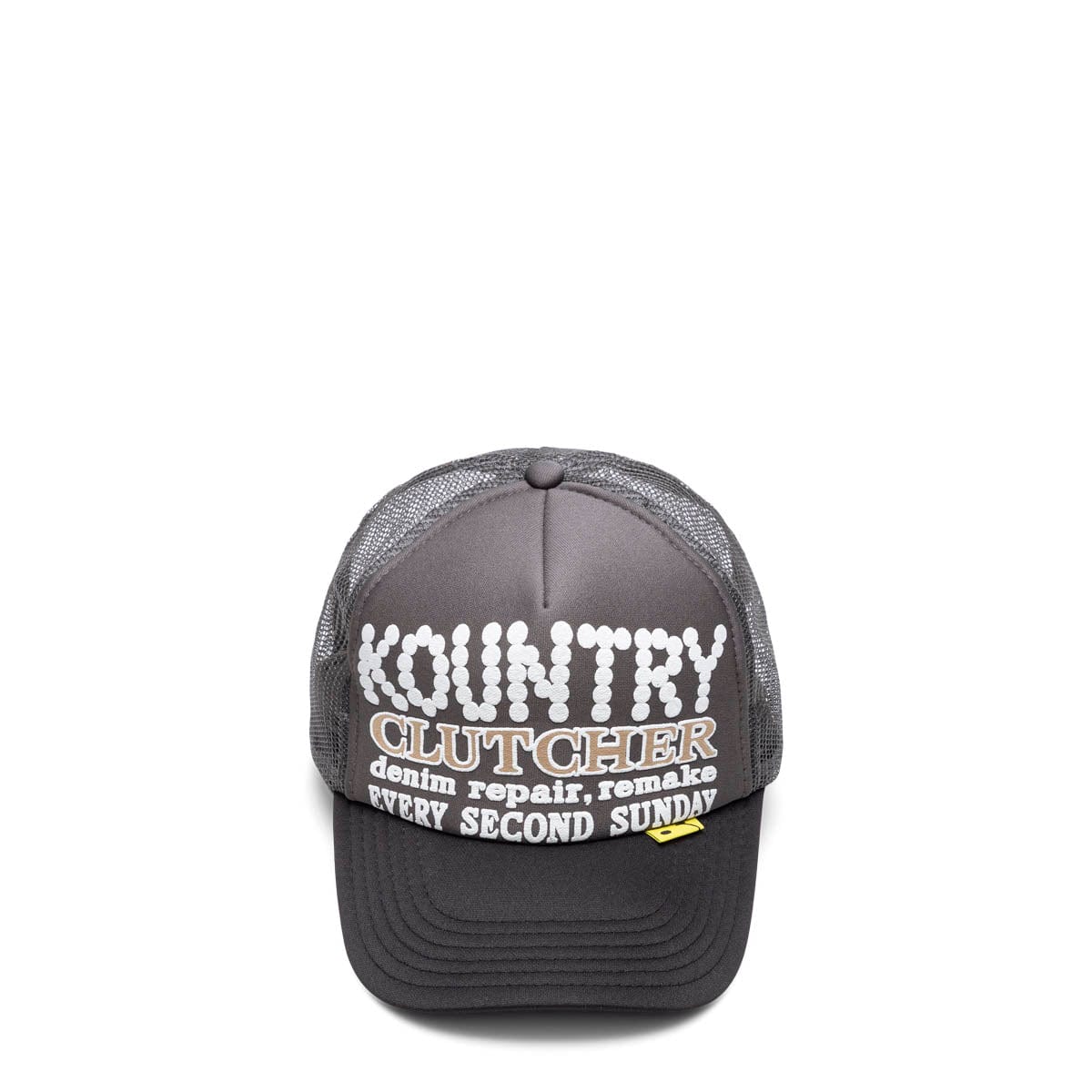 Kapital Headwear GRAY/BLACK / O/S KOUNTRY PEARL CLUTCHER TRUCK HAT