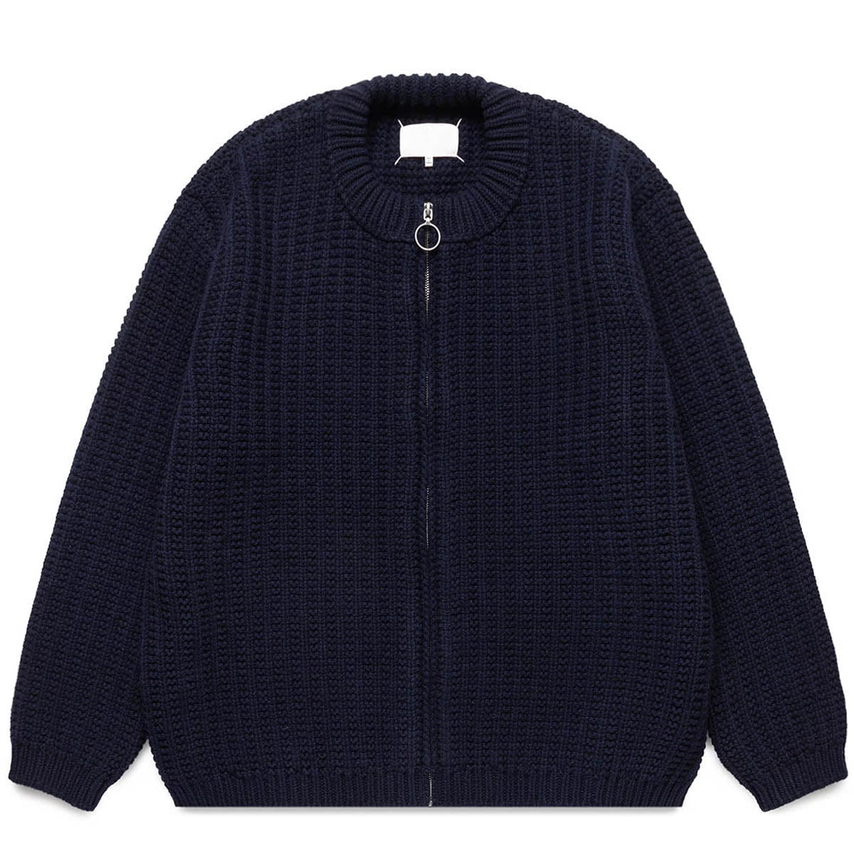 Maison Margiela Navy Zip Cardigan