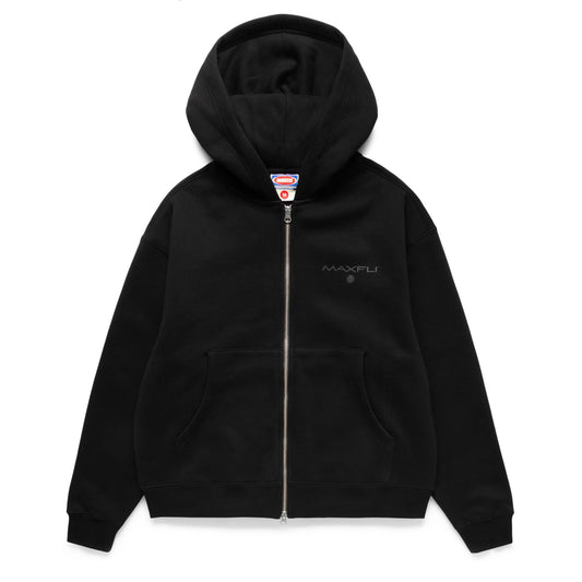 Metalwood Studio Hoodies & Sweatshirts X MAXFLI ZIP HOODED SWEATSHIRT