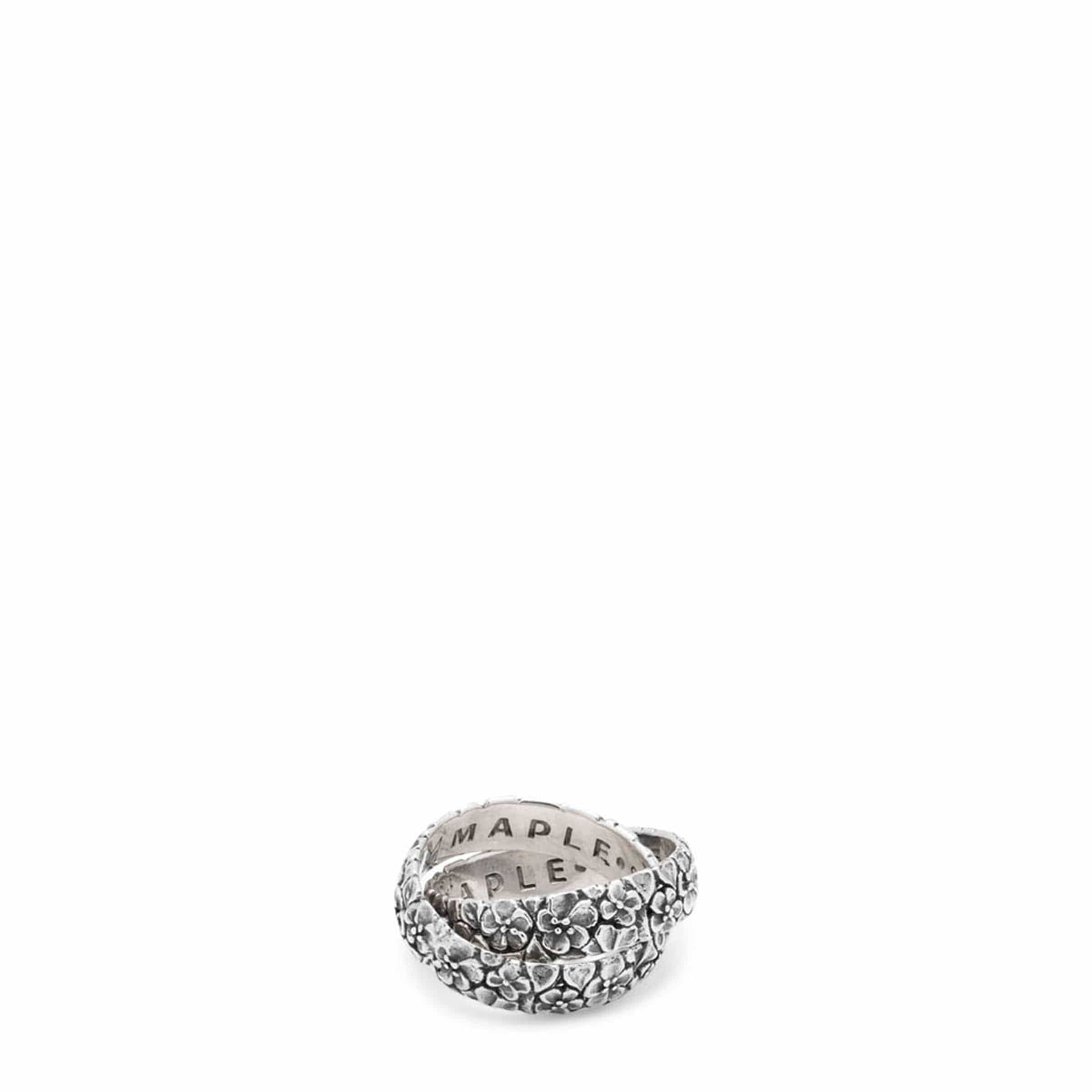 FLORAL LINKED RING SILVER 925 | Bodega