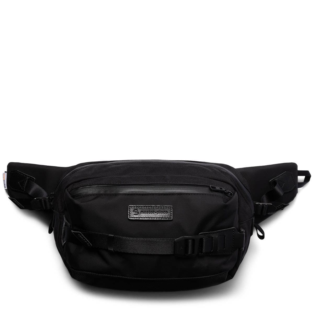 crochet oval backpack, POTENTIAL SLING BAG BLACK