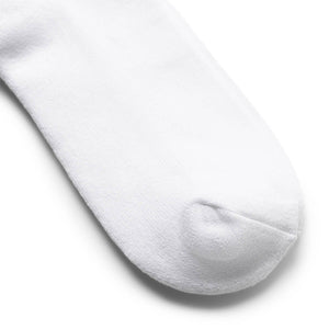 Metalwood Studio Socks WHITE / O/S OVAL LOGO CREW SOCK
