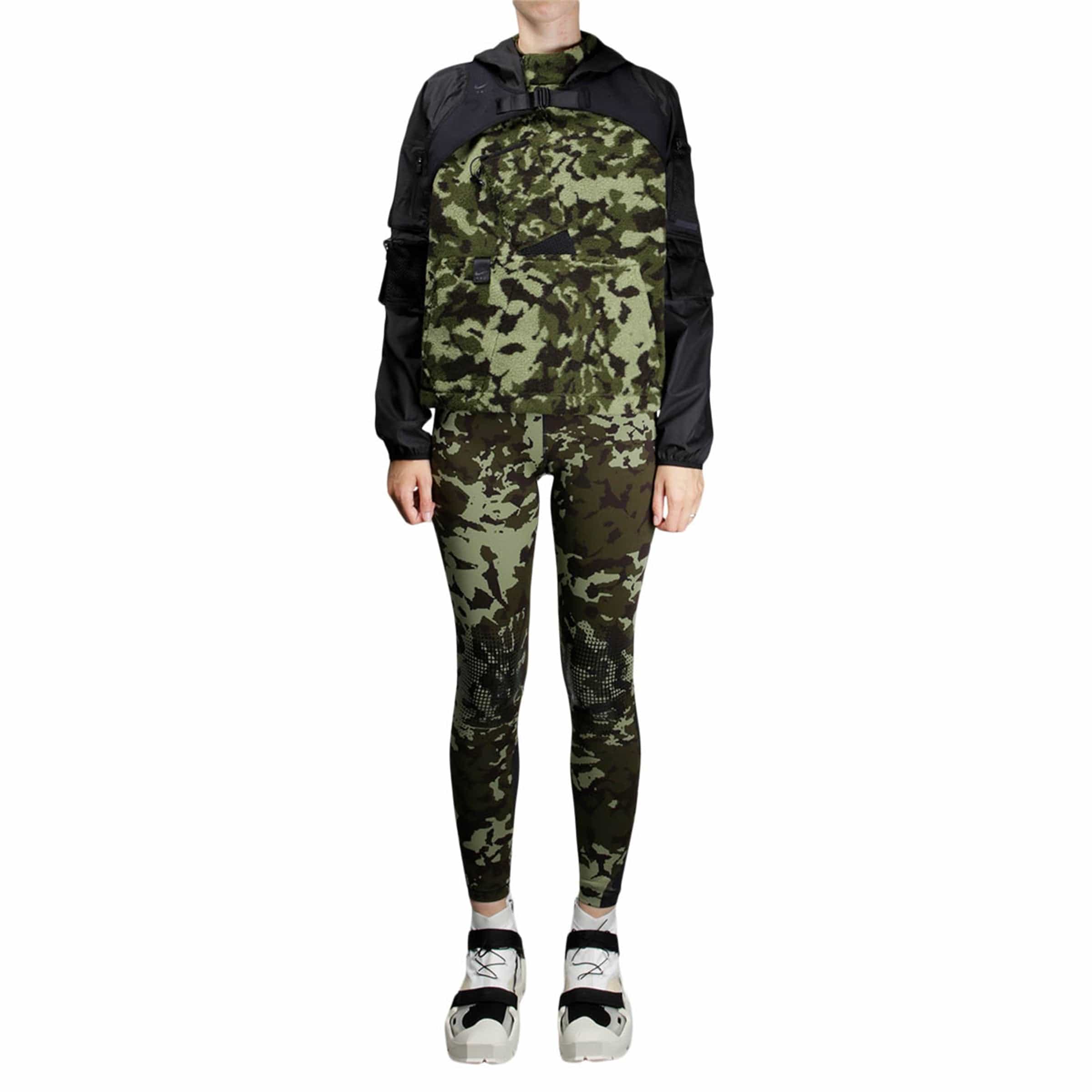 NIKE X MMW MATTHEW WILLIAMS FLEECE VEST JACKET CAMO MEN'S L