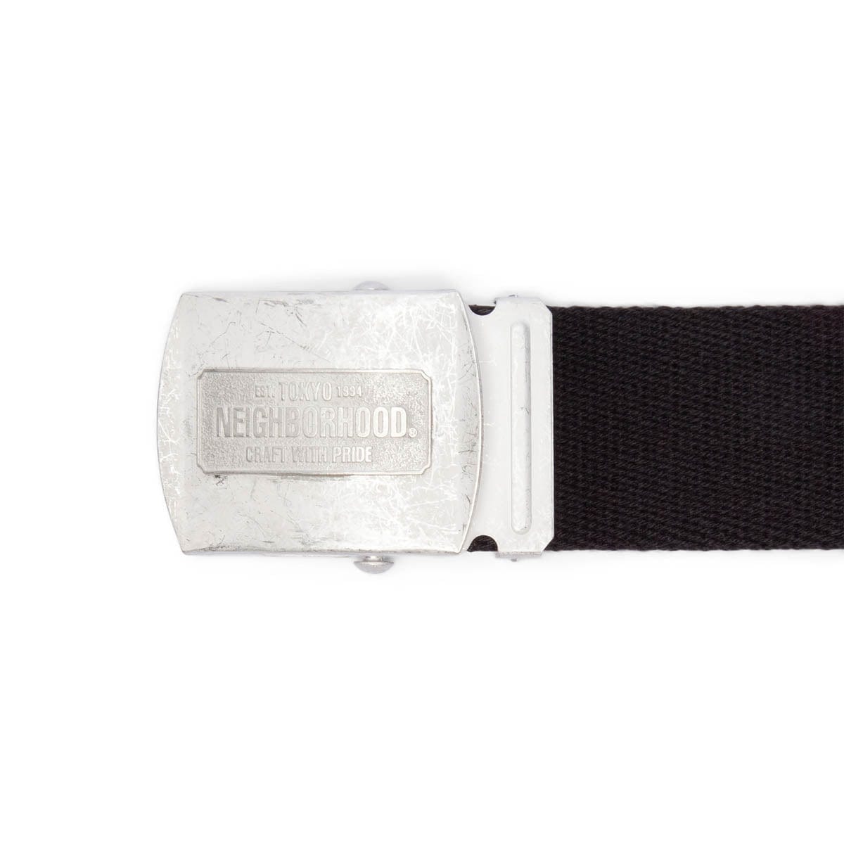 Neighborhood Belts BLACK / O/S GI BELT