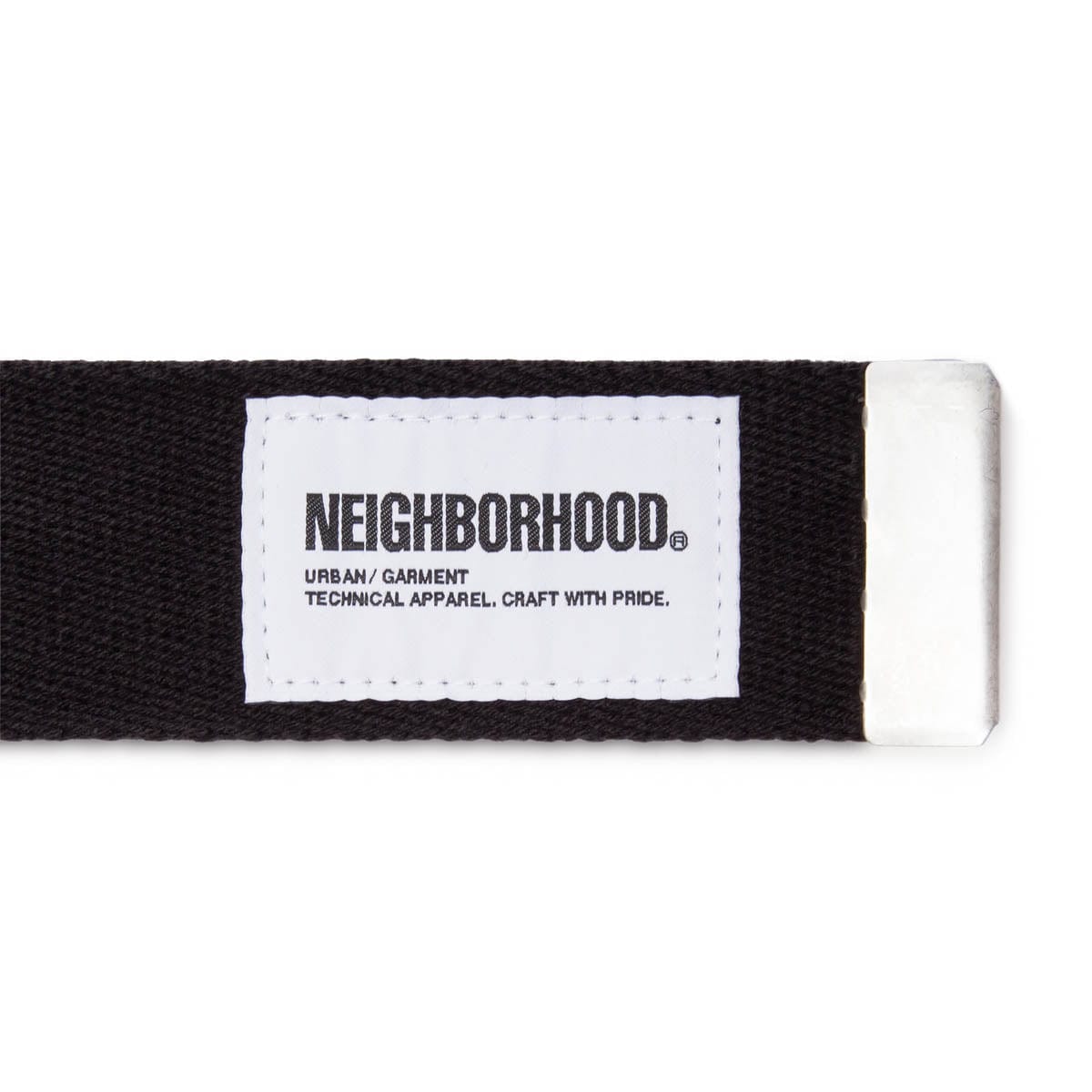 Neighborhood Belts BLACK / O/S GI BELT