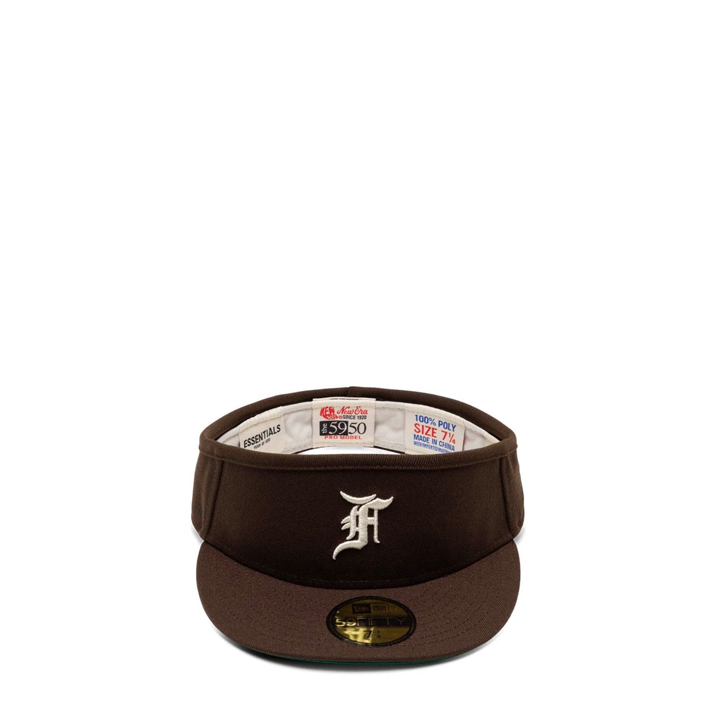 New Era Headwear X FEAR OF GOD 59FIFTY FITTED VISOR