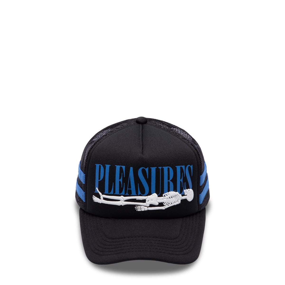 Pleasures Headwear BLACK / O/S BONES TRUCKER SNAPBACK