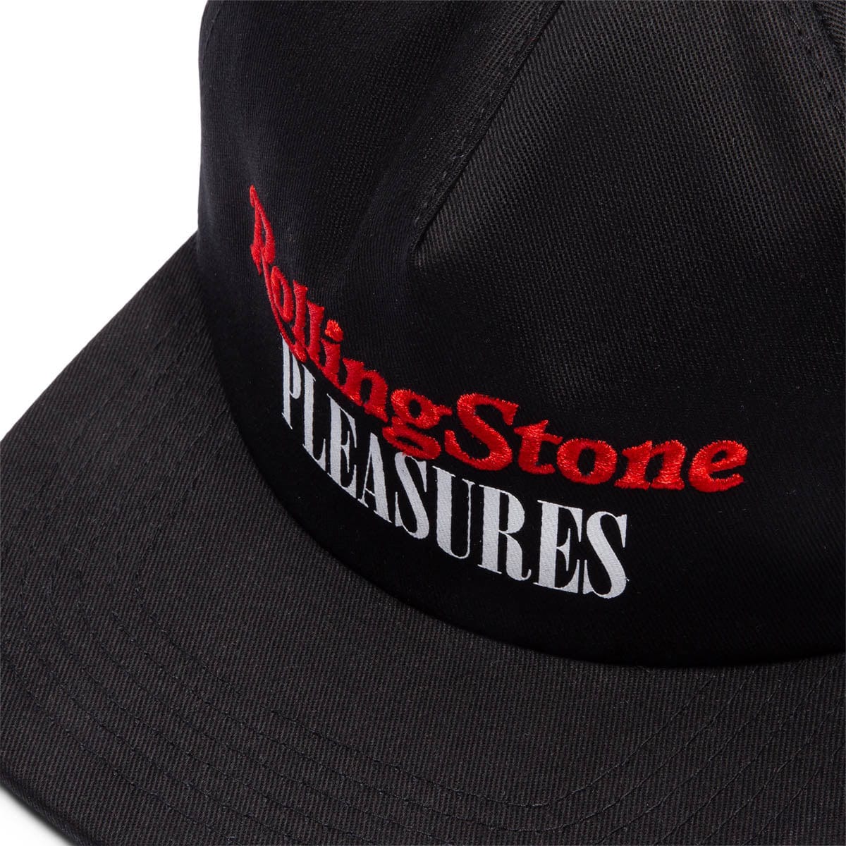 Pleasures Headwear BLACK / O/S ROLLING STONE HAT