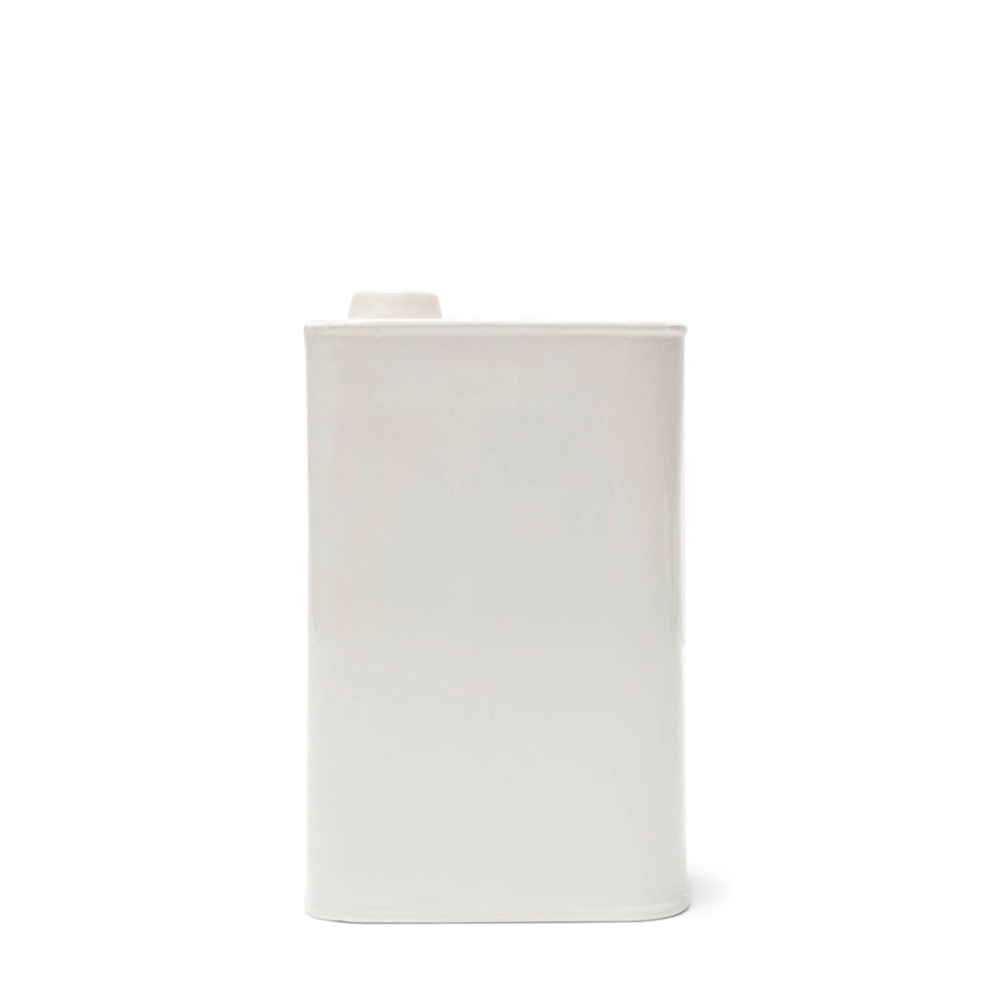 PUEBCO Home WHITE / O/S OIL CAN SHAPED FLOWER VASE