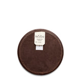 RRL Odds & Ends CREAM/MULTI/BROWN / O/S RRL COASTERS WITH HAND TOOLED LEATHER BOX