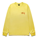 Stüssy T-Shirts HOW WE'RE LIVIN PIGMENT DYED LONG SLEEVE TEE