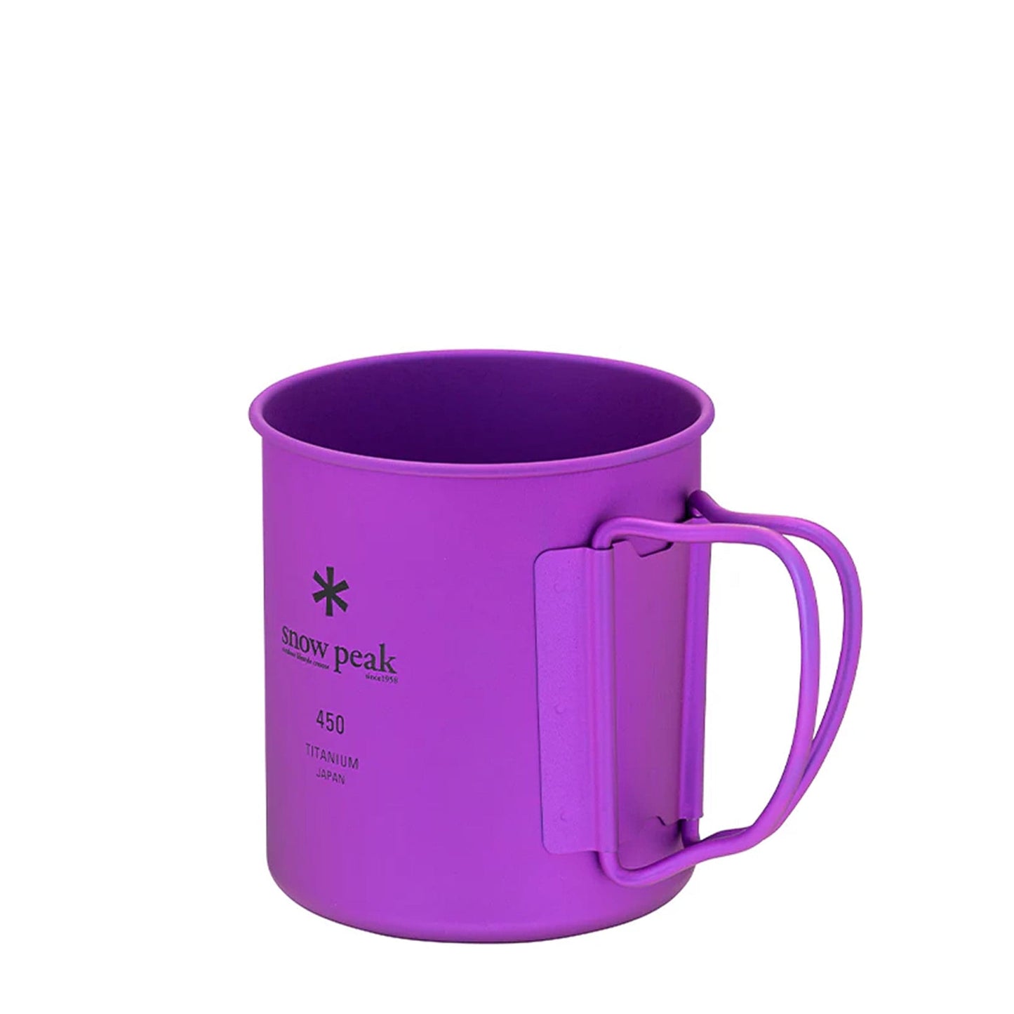 Snow Peak Home PURPLE / O/S TITANIUM SINGLE CUP 450