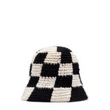 Stussy Headwear BLACK / O/S CHECKER KNIT BUCKET HAT