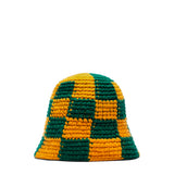 Stussy Headwear EVERGREEN / O/S CHECKER KNIT BUCKET HAT