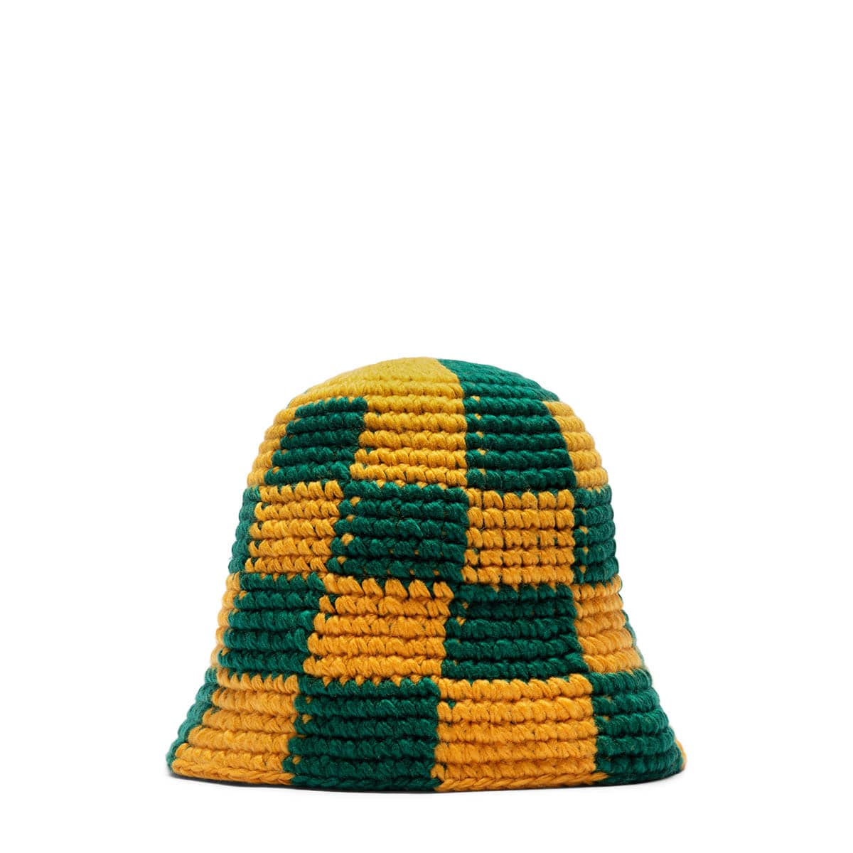 Stussy Headwear EVERGREEN / O/S CHECKER KNIT BUCKET HAT