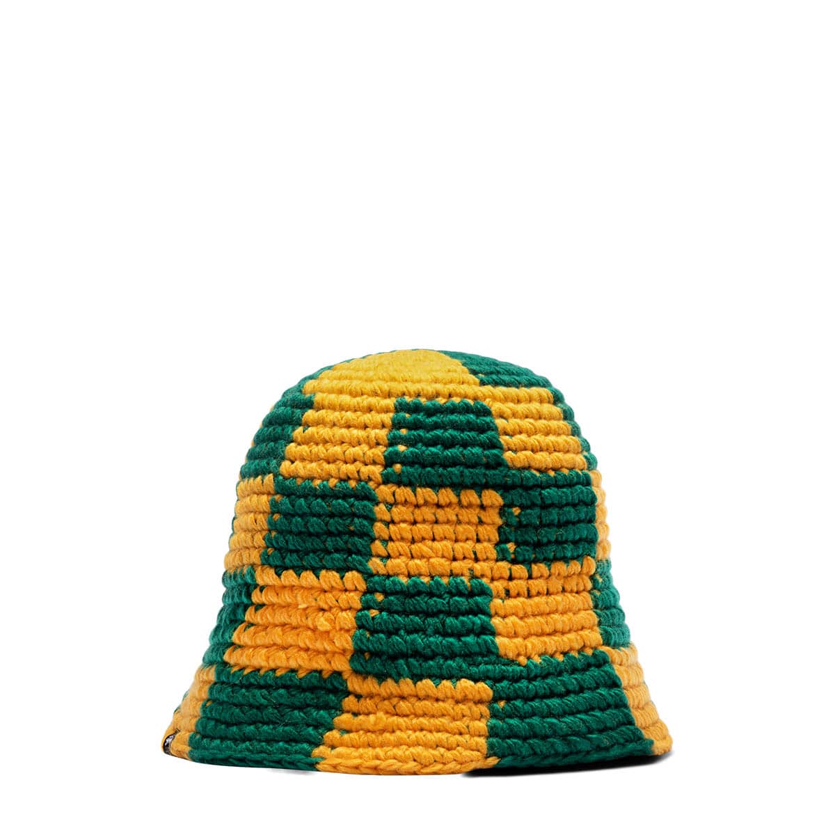 Stussy Headwear EVERGREEN / O/S CHECKER KNIT BUCKET HAT