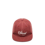 Stussy Headwear BURGUNDY / OS PEACHED CANVAS CAP