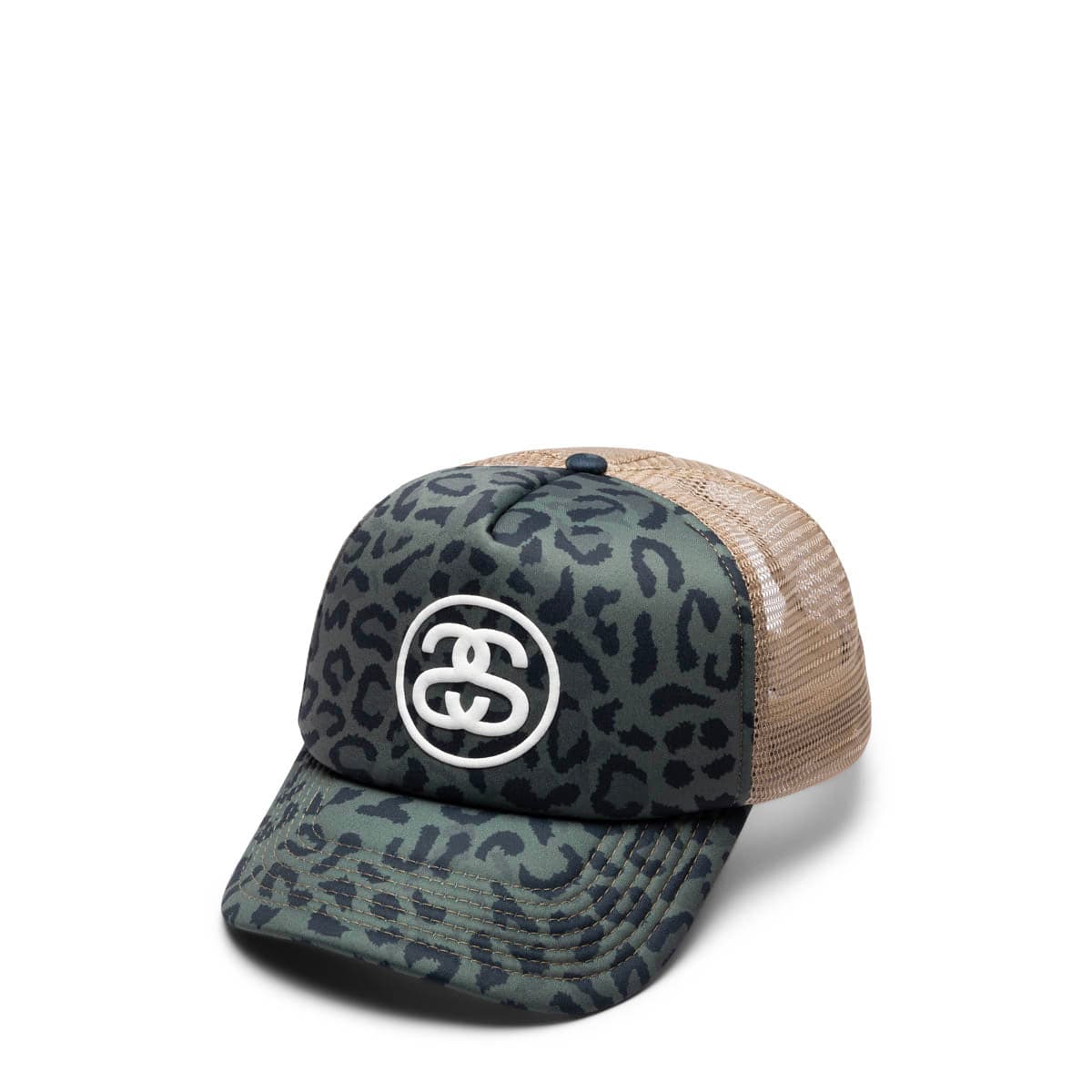 Stüssy Headwear LEOPARD / O/S SS LINK TRUCKER HAT