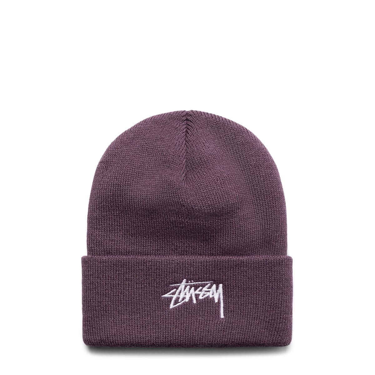 Stussy Headwear EGGPLANT / O/S STOCK CUFF BEANIE