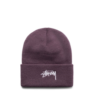 STOCK CUFF BEANIE EGGPLANT | Bodega