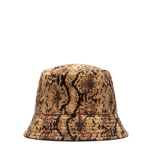 GUCCI Bucket hat / M / cotton / polyester / brown / yellow / total