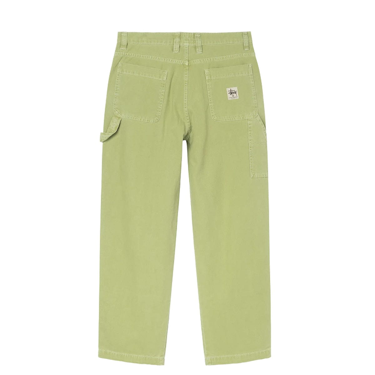 STONE WASHED CANVAS WORK PANT Lime | StclaircomoShops