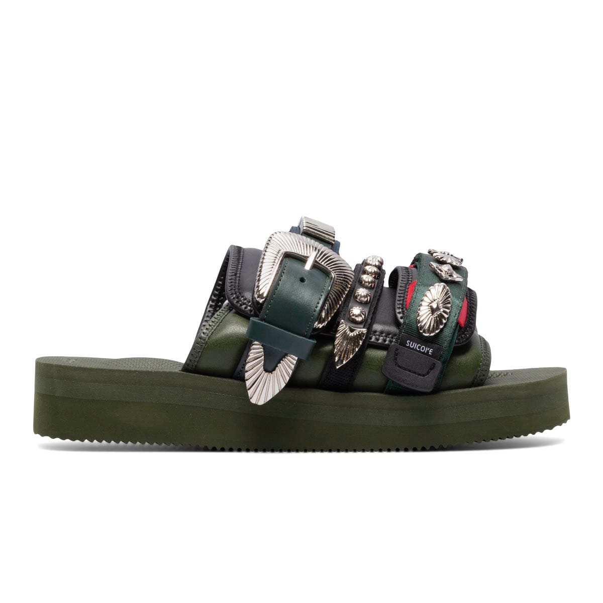 Suicoke Moto Cab Toga Sandals Woman Black in Leather - Size: 5