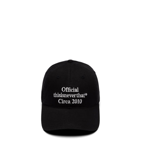 thisisneverthat Headwear BLACK / O/S TIMES CAP