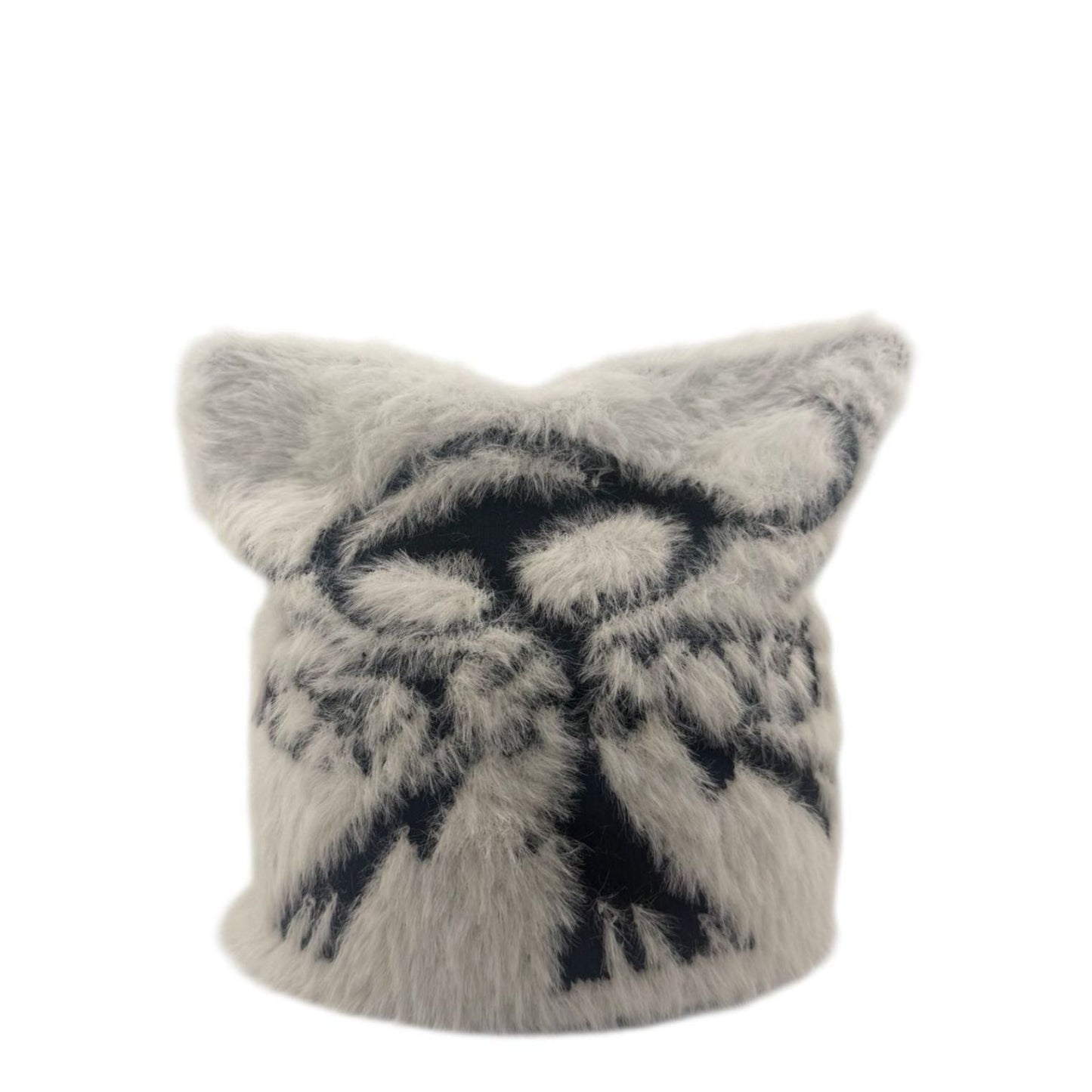 FURRY LOGO CAT HAT