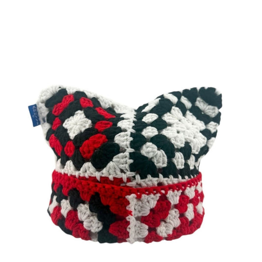 SCARLET CROCHET CAT HAT