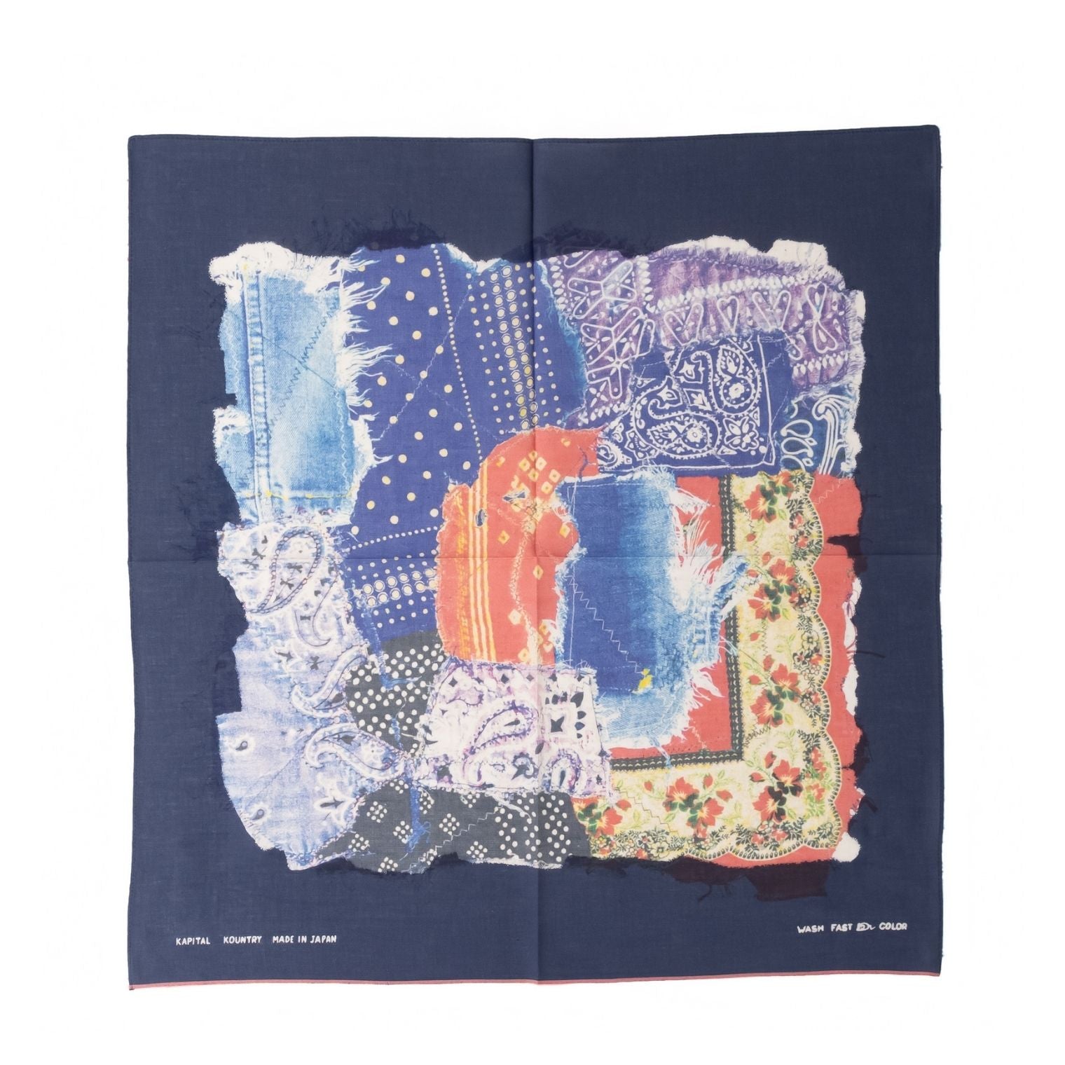 FASTCOLOR SELVEDGE BANDANA (BANDANA PATCHWORK) – Bodega