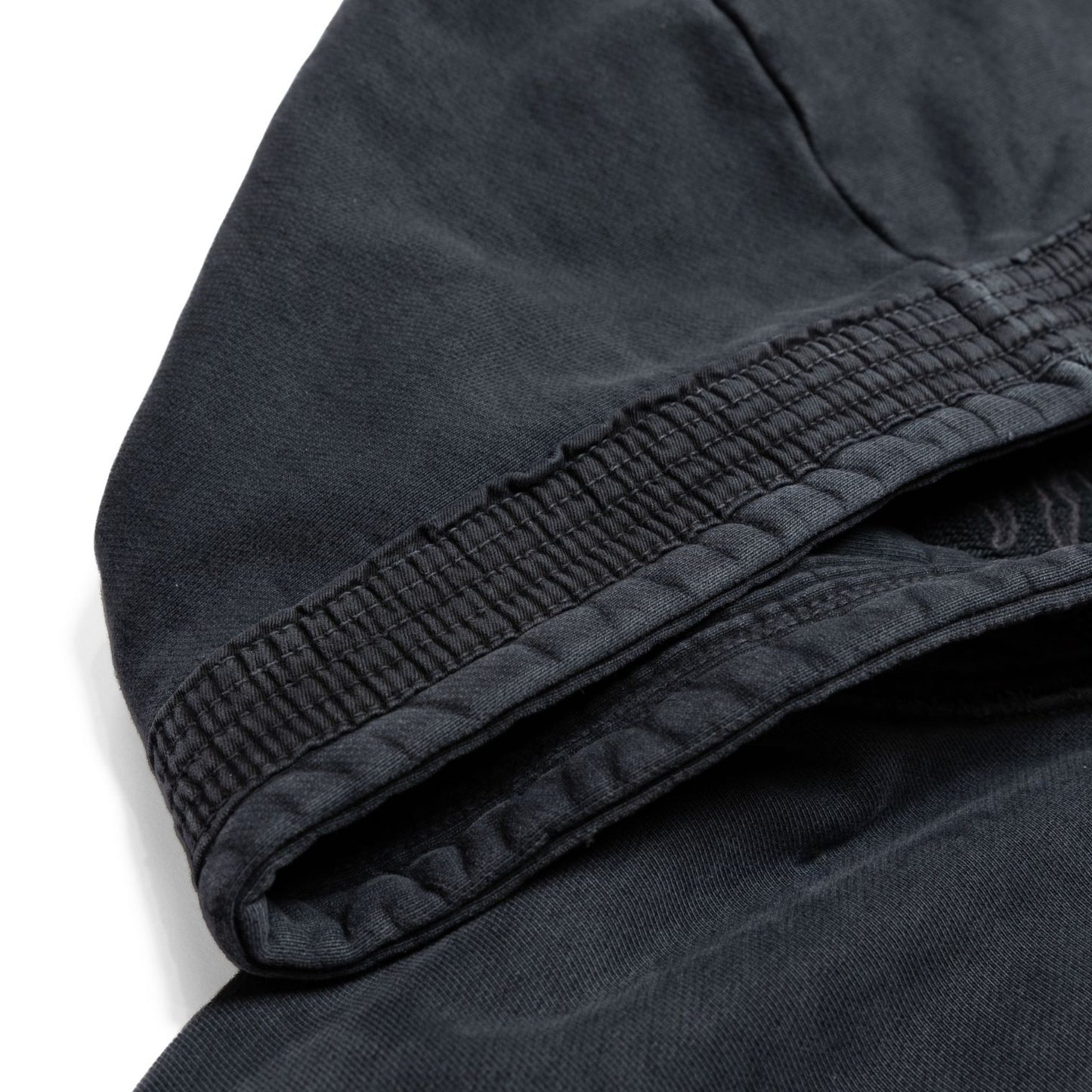 LIAN BOXY ZIP UP HOODIE VINTAGE BLACK