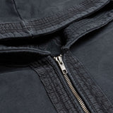 LIAN BOXY ZIP UP HOODIE VINTAGE BLACK