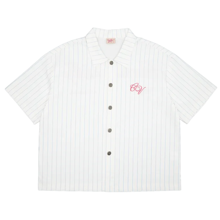CV STRIPES BUTTON UP