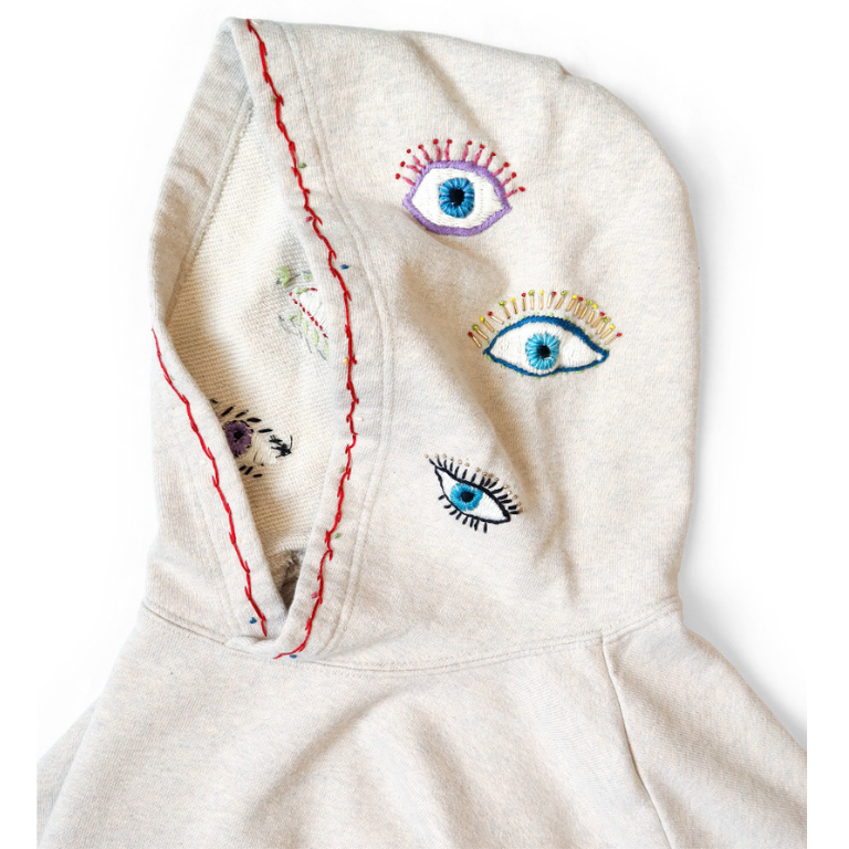 SWT KNIT HOODIE (SPEAKEASY EMBROIDERY)