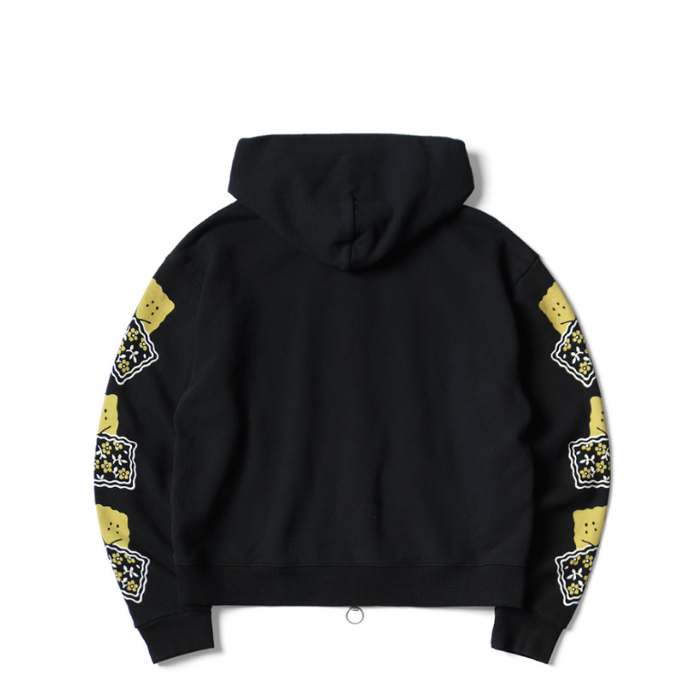 SWT KNIT ZIP-UP GYM PARKA (PECKISH RAINBOWY)