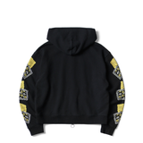 SWT KNIT ZIP-UP GYM PARKA (PECKISH RAINBOWY)